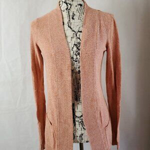 Staring at Stars Long Sleeve Orange Cardigan - Medium